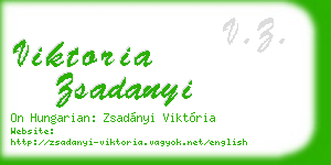 viktoria zsadanyi business card