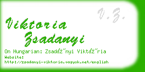 viktoria zsadanyi business card